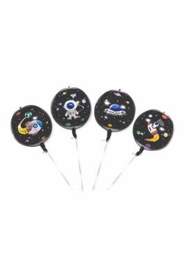 Uzay Temalı Space Yuvarlak Folyo Balon 60cm - 1