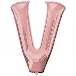 V Harf Folyo Balon Rose Gold 100cm - Partici