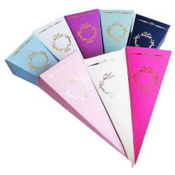 Varaklı Lacivert ?Külah Şeker Kutusu 25'li - 