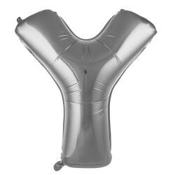 Y Harf Folyo Balon Gümüş 75cm - Partici