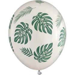 Yaprak Baskılı Beyaz Balon 5'li Paket - Partici