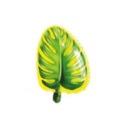 Yaprak Folyo Balon Yeşil Sarılı - Partici