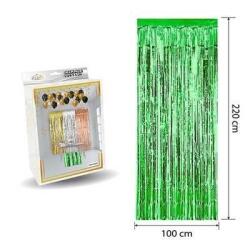 Metalize Yeşil Fon Perdesi - Partici