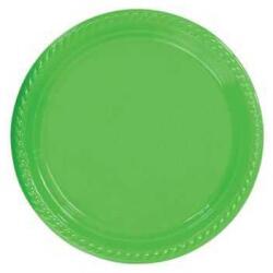 Yeşil Plastik Tabak 22cm 10'lu - Partici