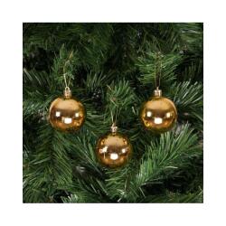 Yılbaşı Ağacı Süsleme Topları Gold 6cm 6'lı - Partici