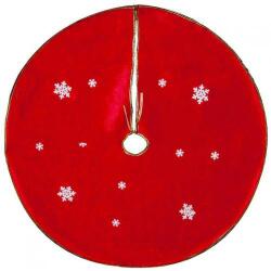 Kadife Yılbaşı Çam Ağacı Altı Örtüsü 90x90cm - Partici