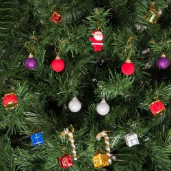 Yılbaşı Çam Ağacı Süsleme Seti Renkli Toplar - Partici