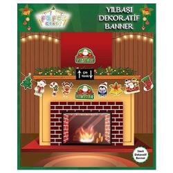 Yılbaşı Temalı Simli Banner - Partici