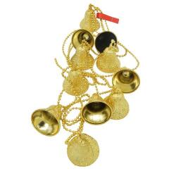 Yılbaşı Zincir Çan Süs Gold - Partici