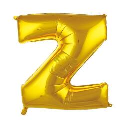 Z Harf Folyo Balon Altın 75cm - Partici